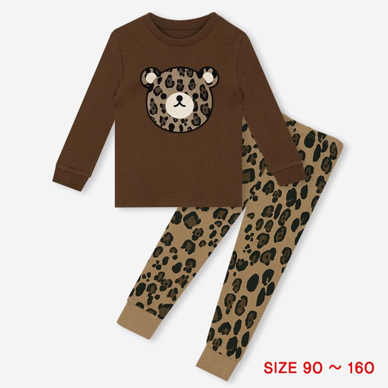 Bộ đồ dài dáng ôm cotton mịn bé gái U1081