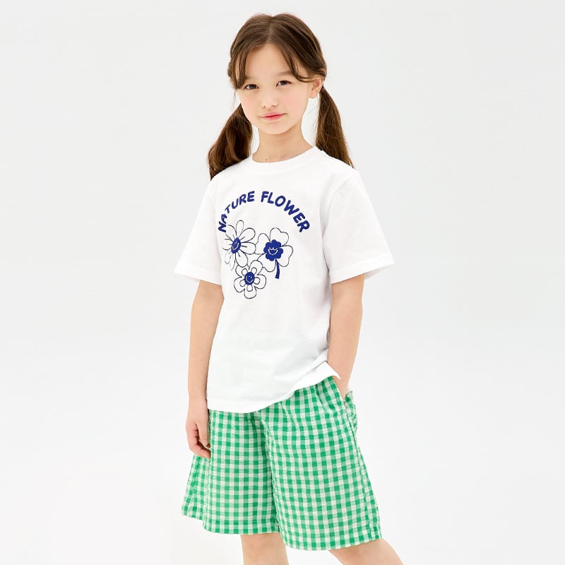 Bộ đồ ngắn cotton mịn bé gái U3214