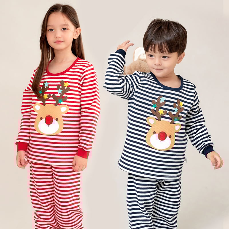 Bộ đồ dài chần bông 3 lớp cho bé trai và bé gái U1167