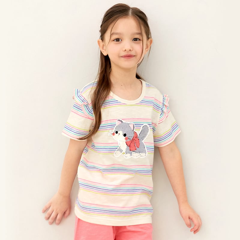 Bộ đồ ngắn cotton mịn bé gái U3142