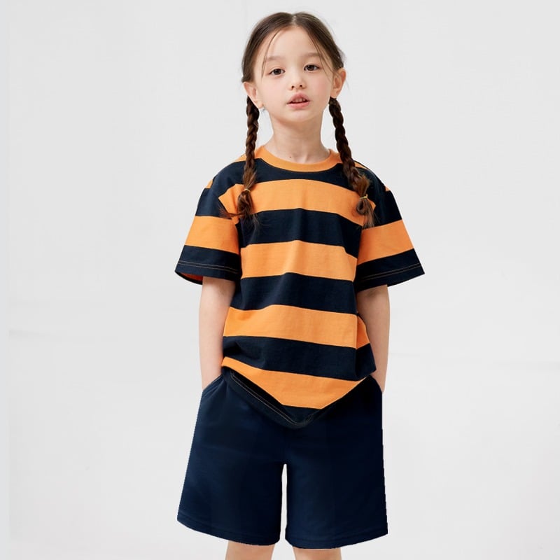 Bộ đồ ngắn cotton mịn bé trai và bé gái U3161