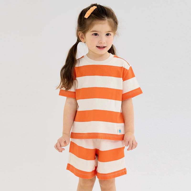 Bộ đồ ngắn cotton mịn bé trai và bé gái U3192