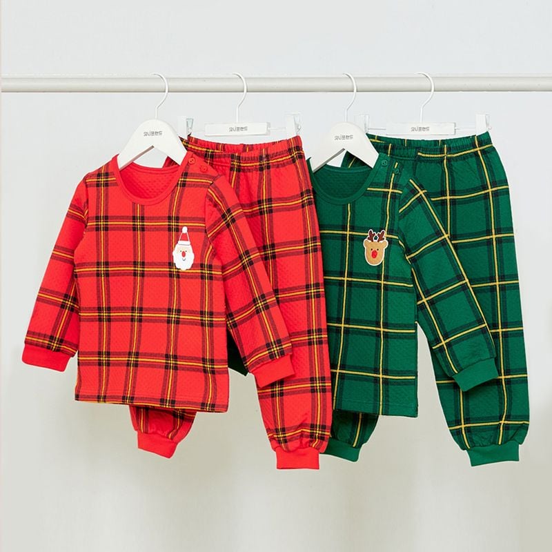 Bộ đồ dài chần bông 3 lớp cho bé trai và bé gái U1170