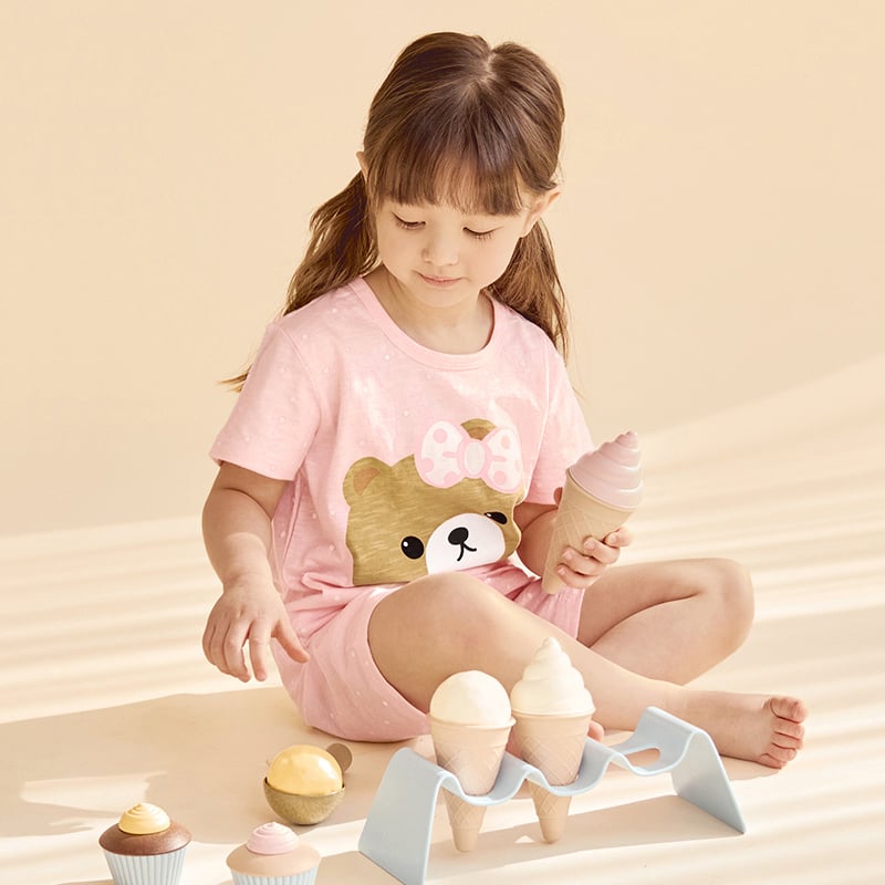 [Lẻ size] Bộ đồ ngắn cotton cho bé trai và bé gái lẻ size U8002