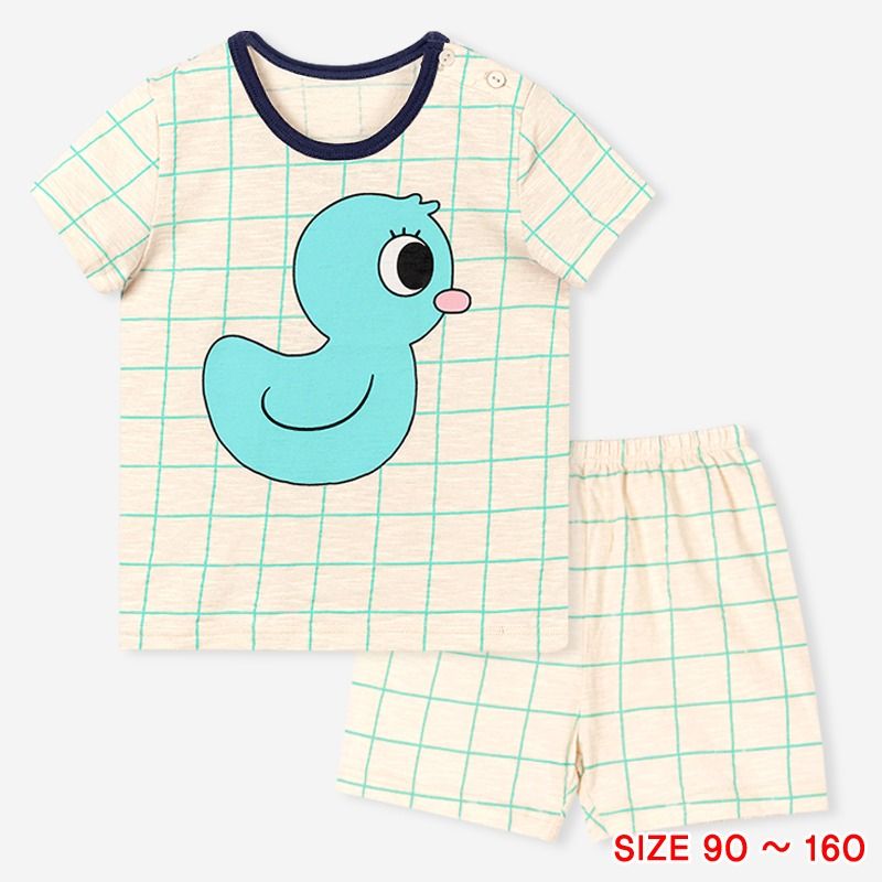 [Lẻ size] Bộ đồ ngắn cotton cho bé trai và bé gái lẻ size U8002