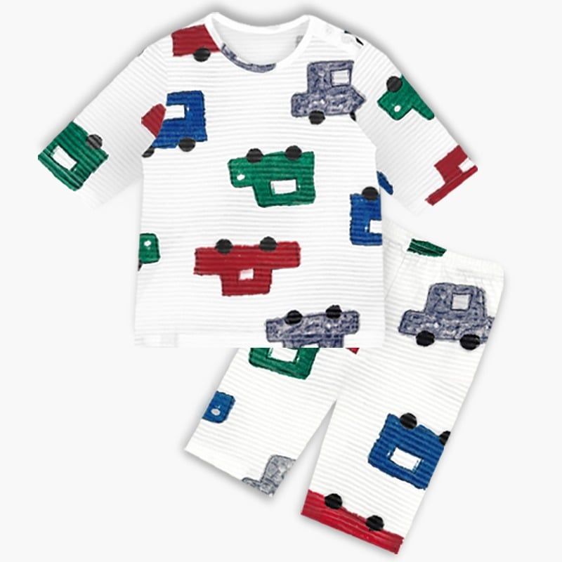 Bộ đồ lửng cotton giấy bé trai U2077