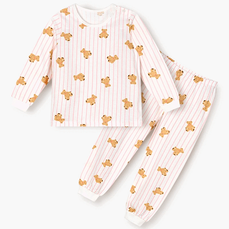 Bộ đồ dài cotton mịn bé gái U1240