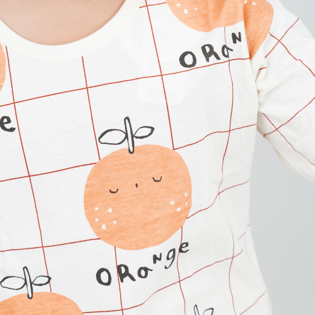 Bộ đồ dài cotton mịn bé gái U1015