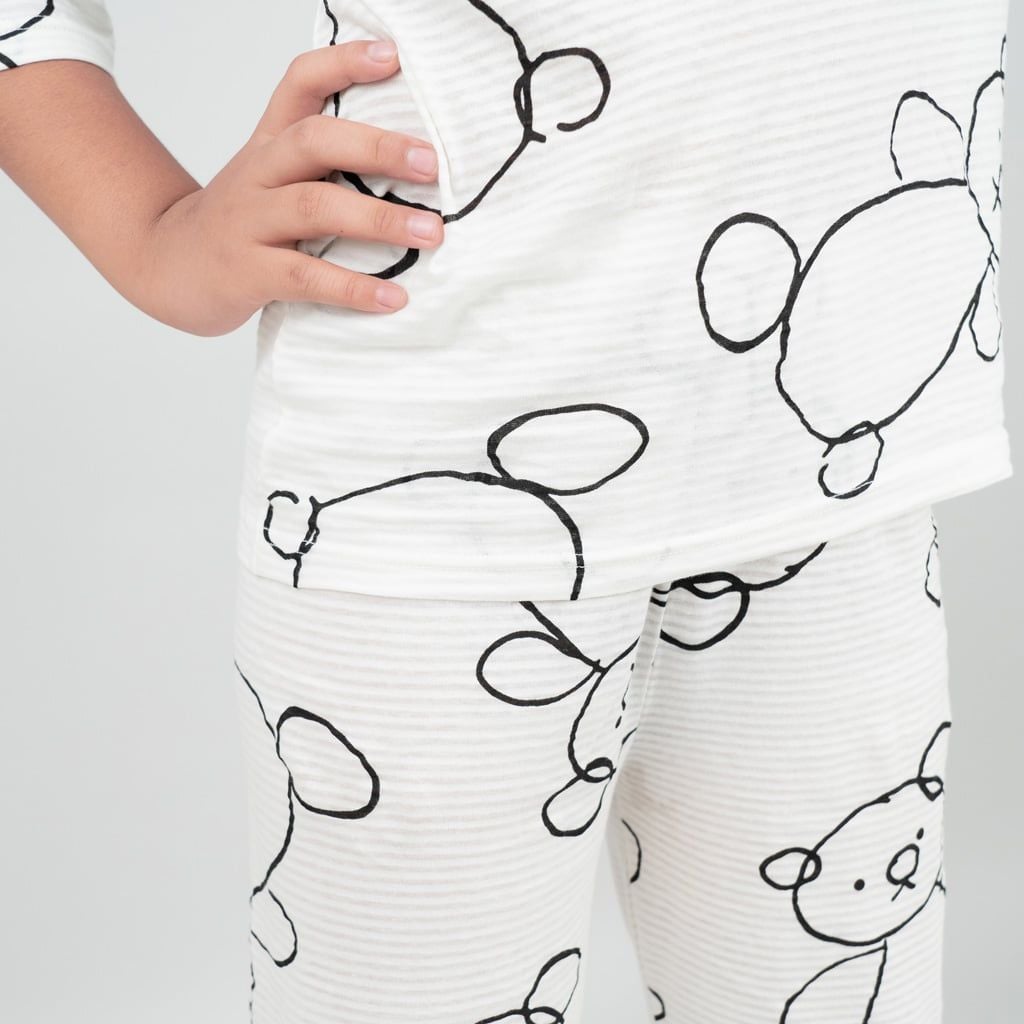 Bộ đồ lửng cotton giấy bé trai và bé gái U2078