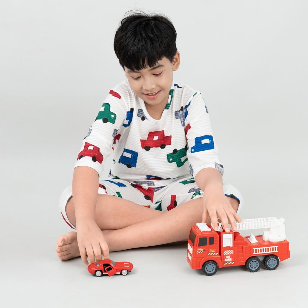 Bộ đồ lửng cotton giấy bé trai U2077