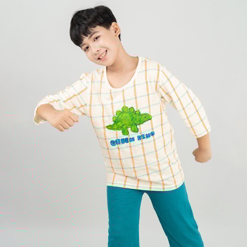 [Lẻ size] Bộ đồ lửng cotton cho bé trai và bé gái lẻ size U8003
