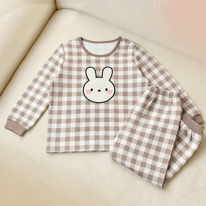 Bộ đồ dài trần bông 3 lớp cho bé trai và bé gái U1231