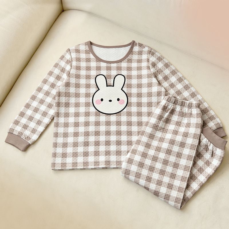 Bộ đồ dài chần bông 3 lớp cho bé trai và bé gái U1231