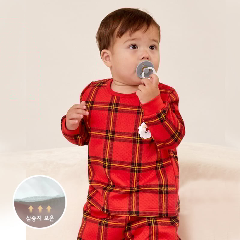 Bộ đồ dài trần bông 3 lớp cho bé trai và bé gái U1170