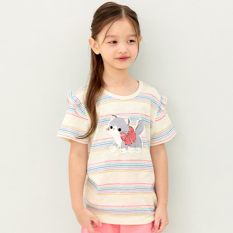 Bộ đồ ngắn cotton mịn bé gái U3142