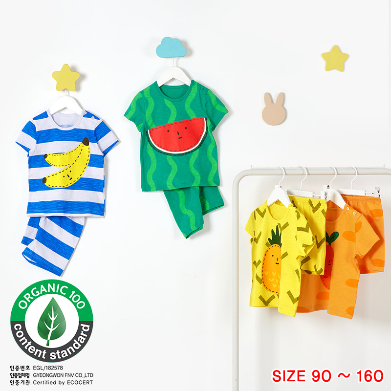 Bộ đồ ngắn cotton mịn bé trai U3033