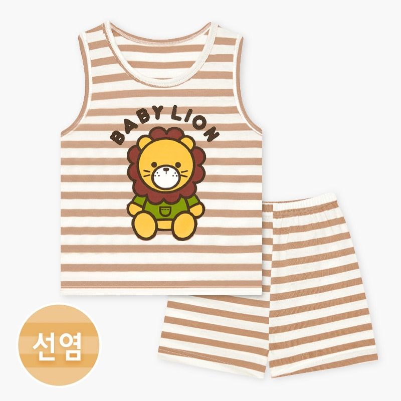 Bộ đồ ba lỗ cotton mịn bé trai U4070