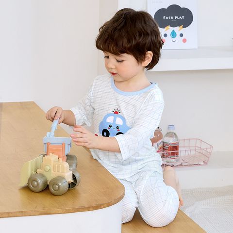 Bộ đồ lửng cotton giấy bé trai U2133
