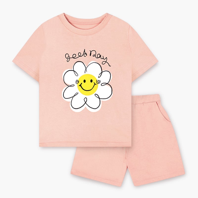 Bộ đồ ngắn cotton mịn bé gái U3131