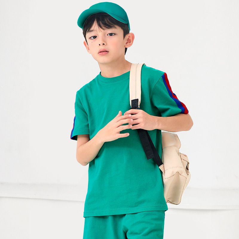 Bộ đồ ngắn cotton mịn bé trai và bé gái U3136