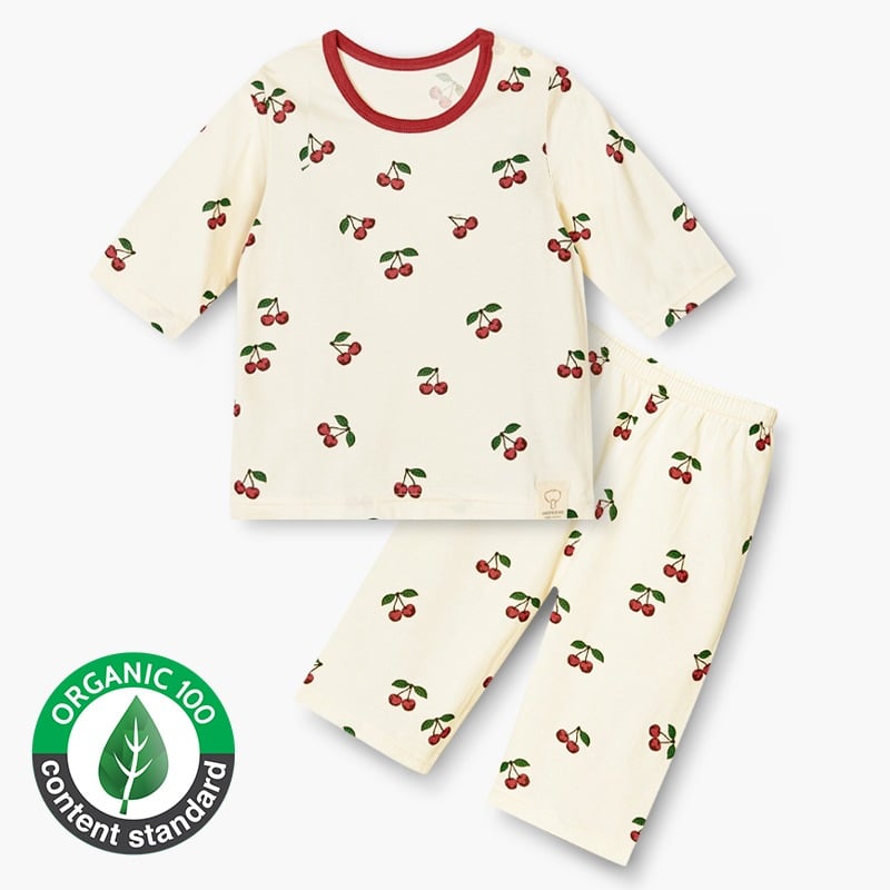 Bộ đồ lửng cotton mịn bé gái U2157