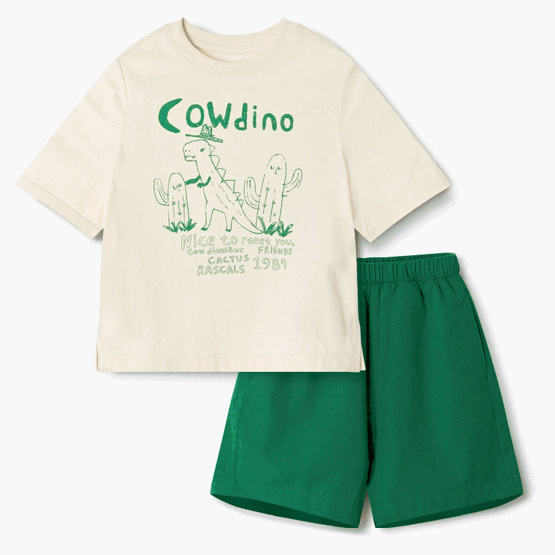 Bộ đồ ngắn cotton mịn bé trai U3213