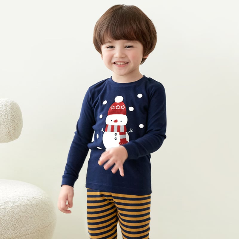 Bộ đồ dài dáng ôm cotton mịn bé trai và bé gái U1214