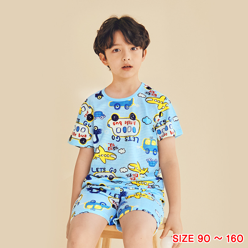 Bộ đồ ngắn cotton giấy bé trai U3062