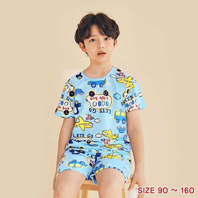 Bộ đồ ngắn cotton giấy bé trai U3062