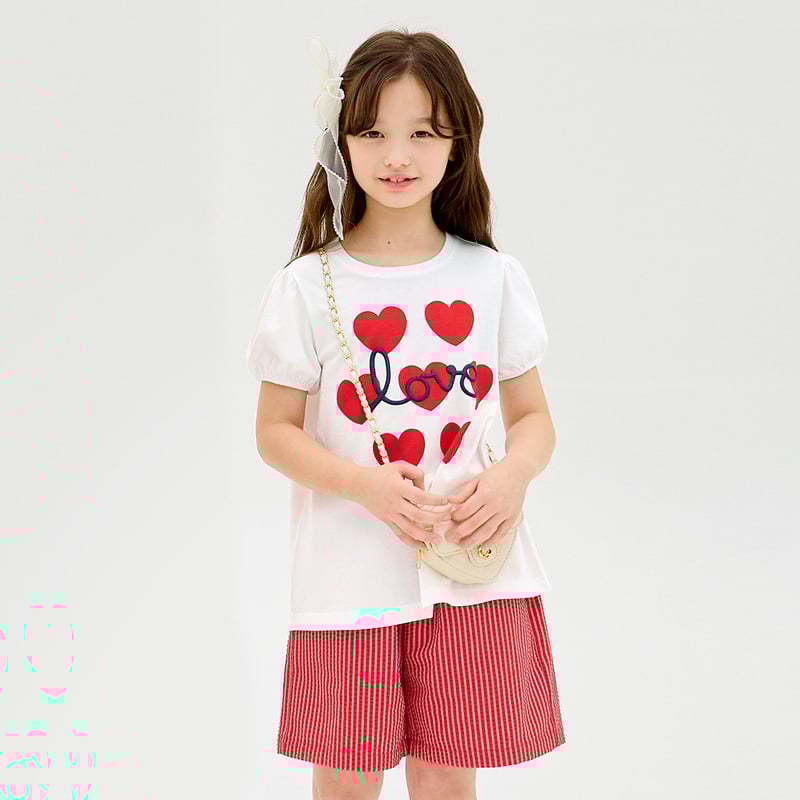 Bộ đồ ngắn cotton mịn bé gái U3215