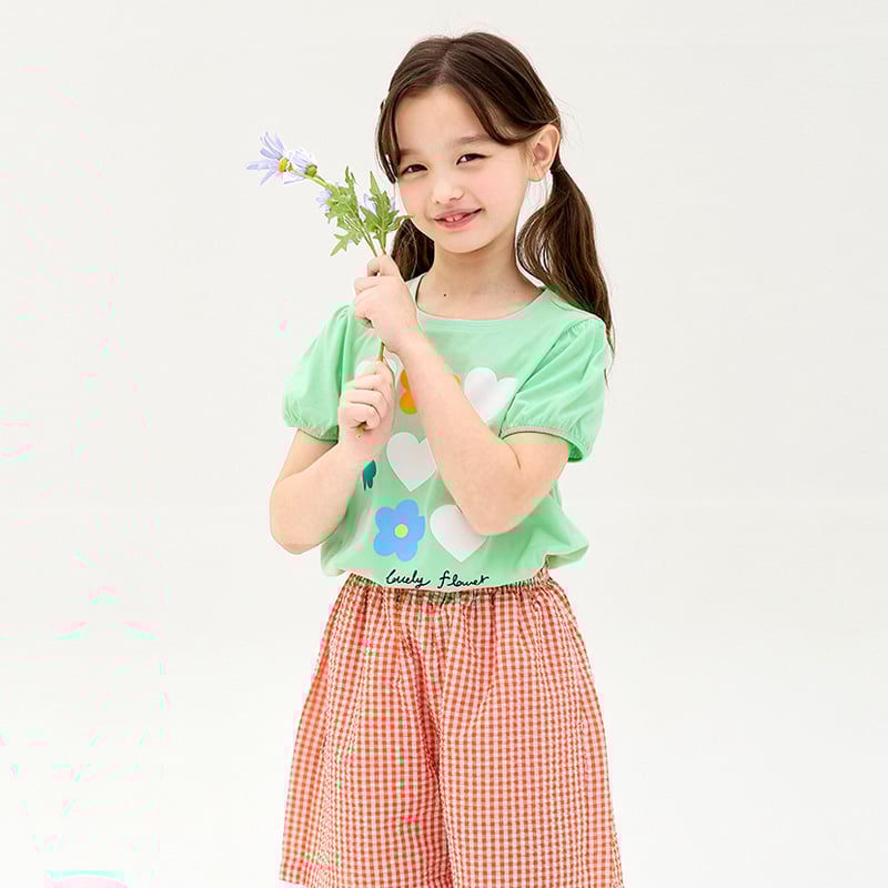 Bộ đồ ngắn cotton mịn bé gái U3216