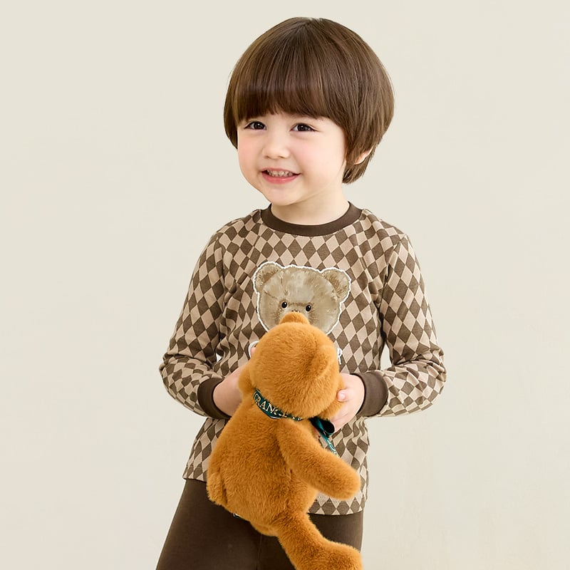 Bộ đồ dài dáng ôm cotton mịn bé trai và bé gái U1199