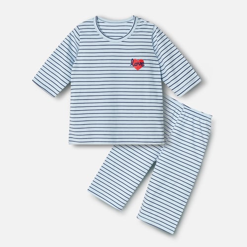 Bộ đồ lửng cotton mịn bé trai và bé gái U2121