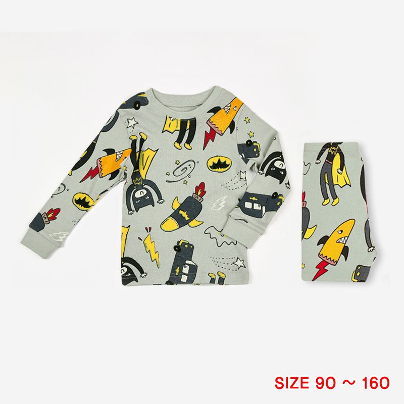 Bộ đồ dài dáng ôm cotton mịn bé trai U1089