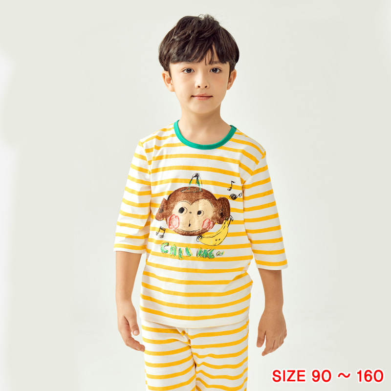 Bộ đồ lửng cotton mịn bé trai và bé gái U2041