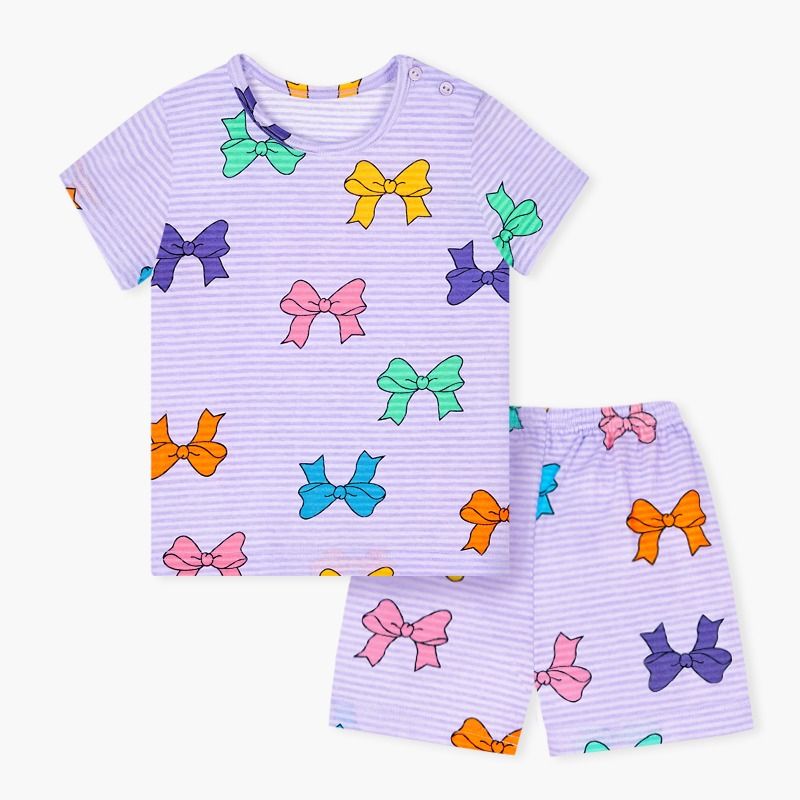 [Lẻ size] Bộ đồ ngắn cotton cho bé trai và bé gái lẻ size U8002