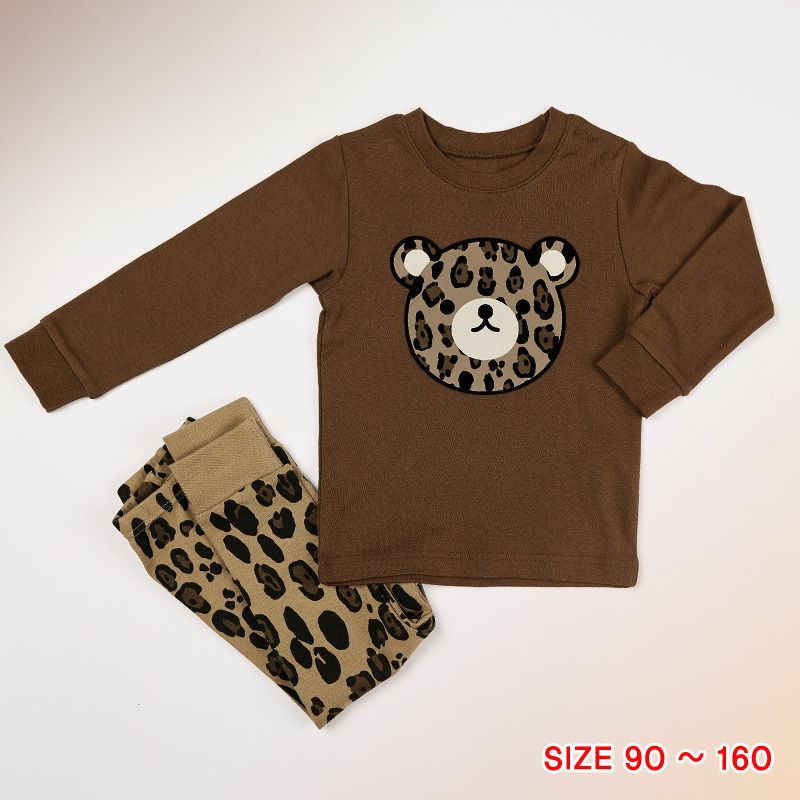 Bộ đồ dài dáng ôm cotton mịn bé gái U1081