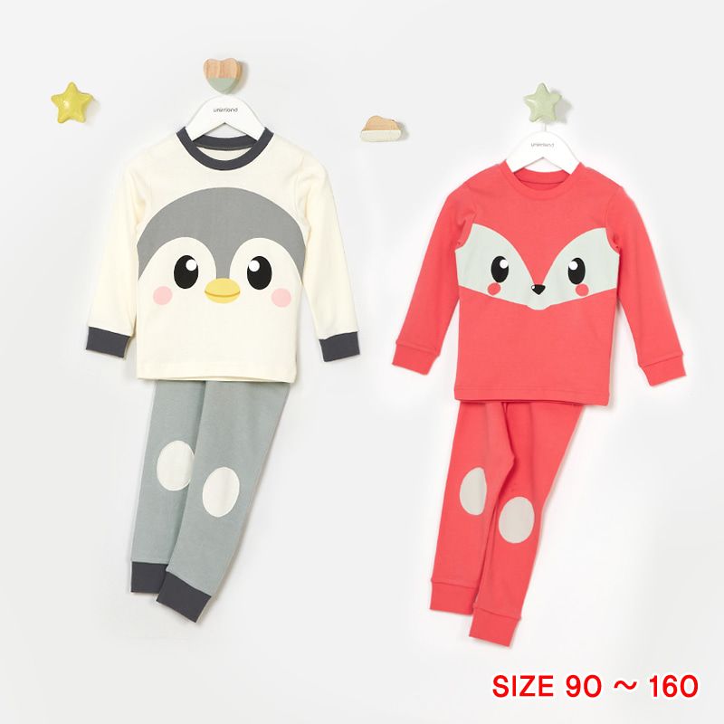Bộ đồ dài dáng ôm cotton mịn bé gái U1087