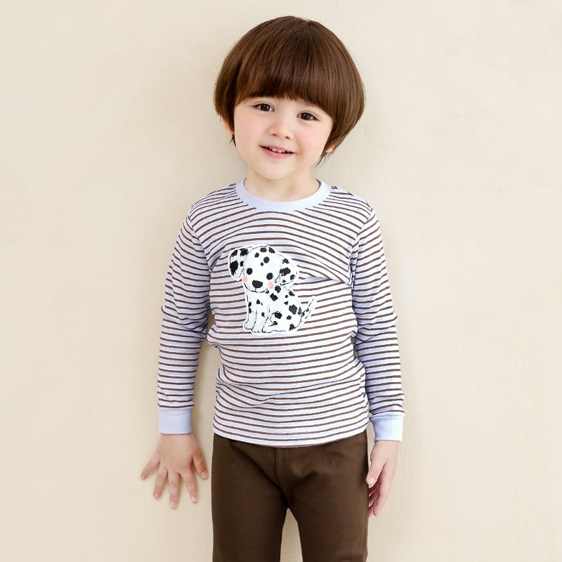 [Lẻ size] Bộ đồ dài tay cotton cho bé trai và bé gái lẻ size U8008