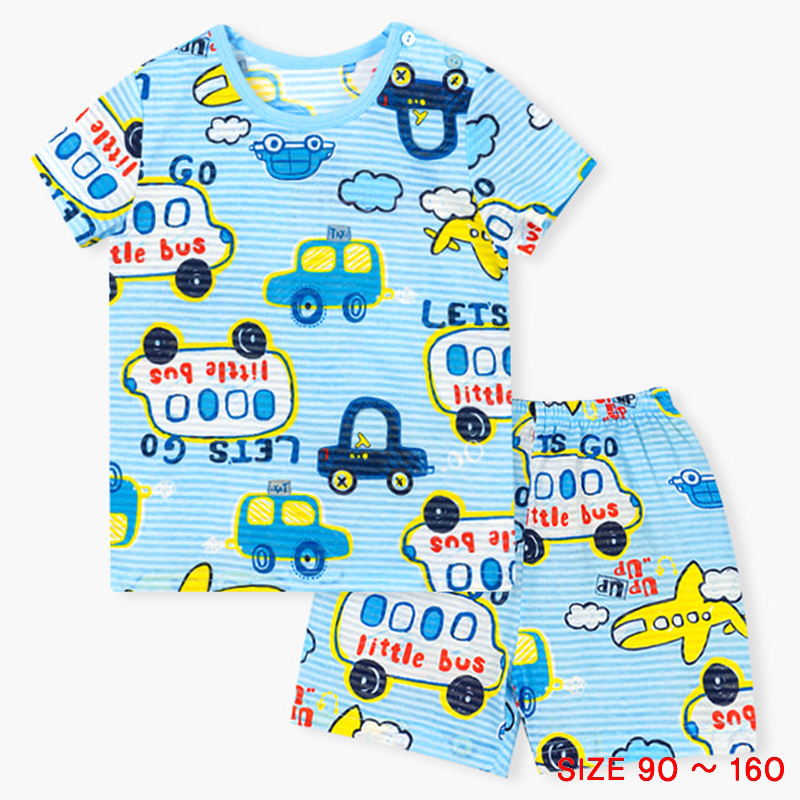 Bộ đồ ngắn cotton giấy bé trai U3062