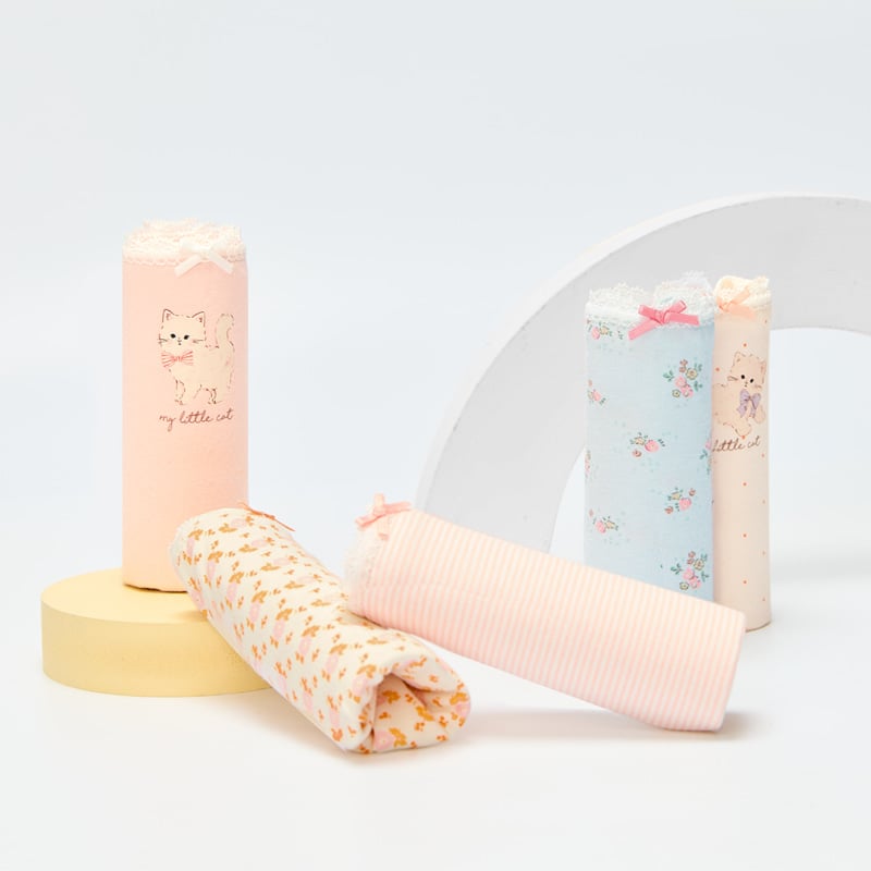 Set 5 quần chip tam giác bé gái U6053