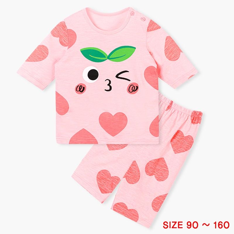 [Lẻ size] Bộ đồ lửng cotton cho bé trai và bé gái lẻ size U8003