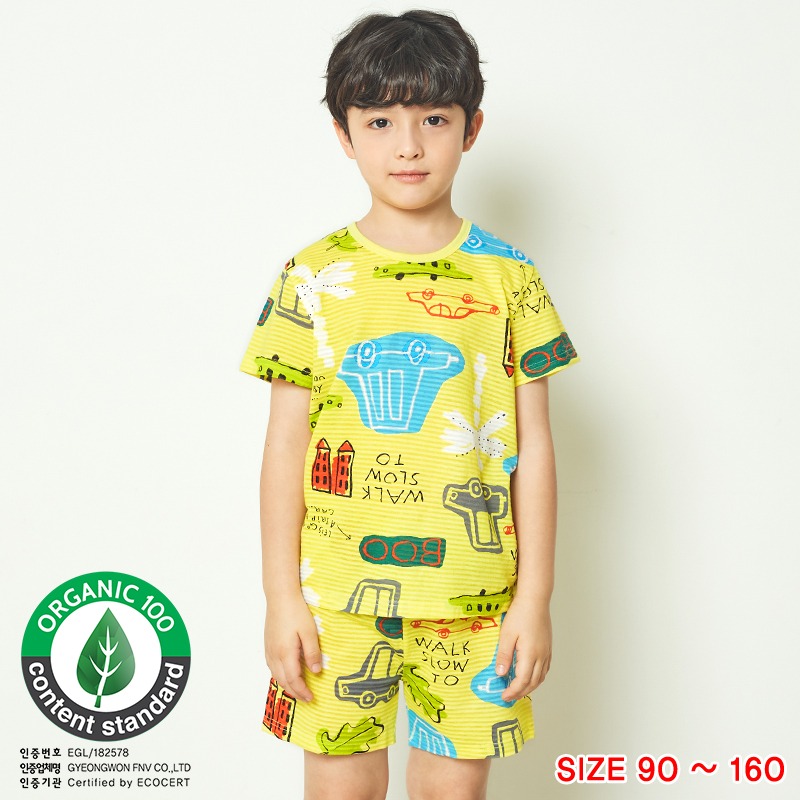 [Lẻ size] Bộ đồ ngắn cotton cho bé trai lẻ size U8001