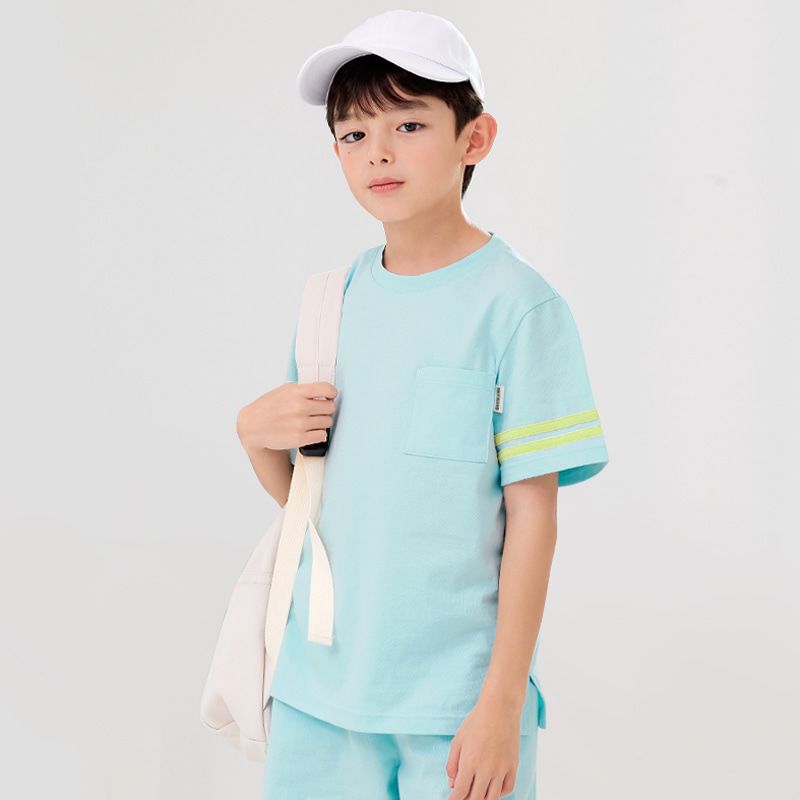 Bộ đồ ngắn cotton mịn bé trai và bé gái U3156