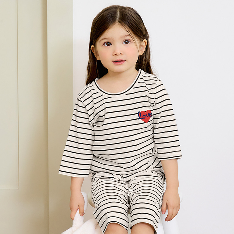 Bộ đồ lửng cotton mịn bé trai và bé gái U2121