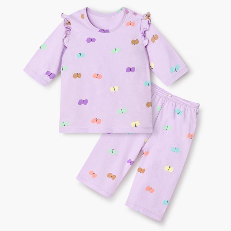 Bộ đồ lửng cotton mịn bé gái U2156