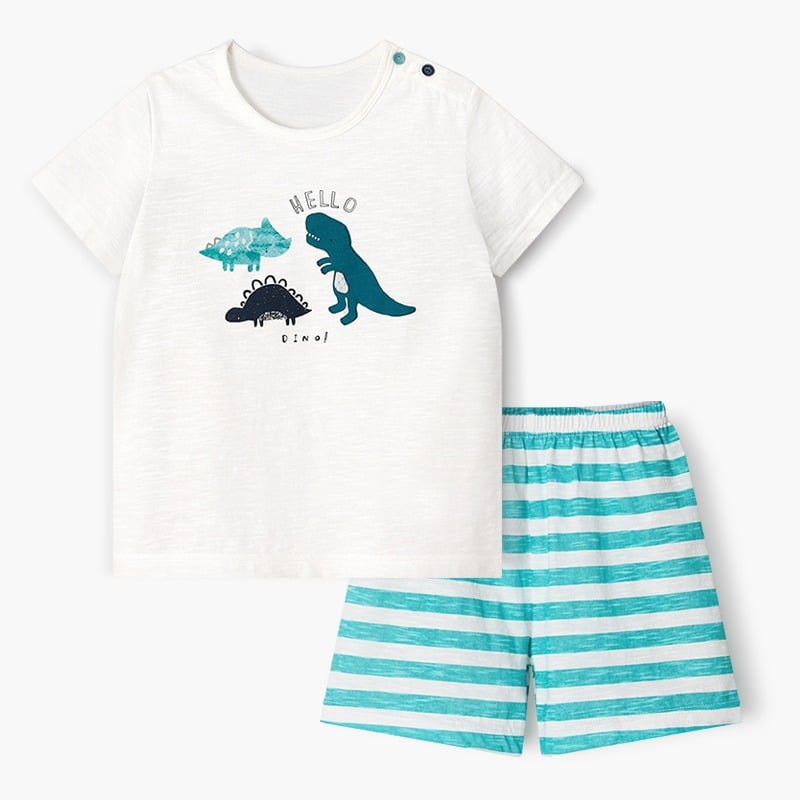 Bộ đồ ngắn cotton mịn bé trai U3201