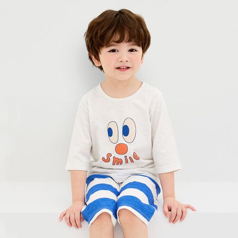 Bộ đồ lửng cotton mịn bé trai và bé gái U2136