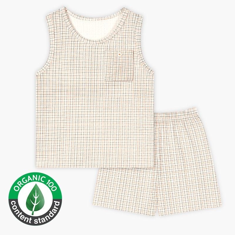 Bộ đồ ba lỗ cotton mịn bé trai và bé gái U4081