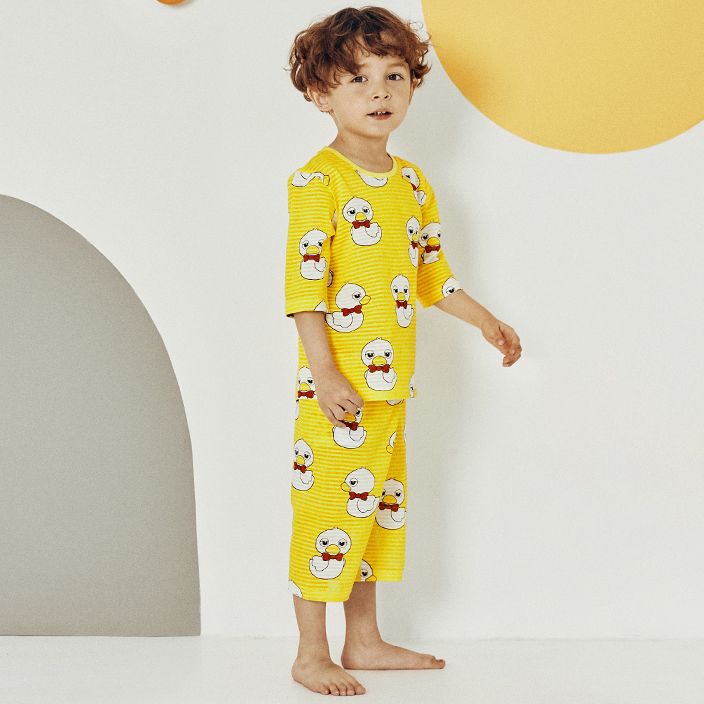 [Lẻ size] Bộ đồ lửng cotton cho bé trai và bé gái lẻ size U8011